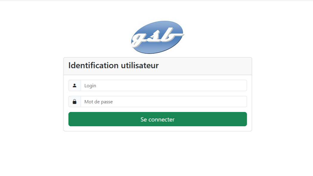 Authentification GSB